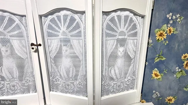 a close view of closet