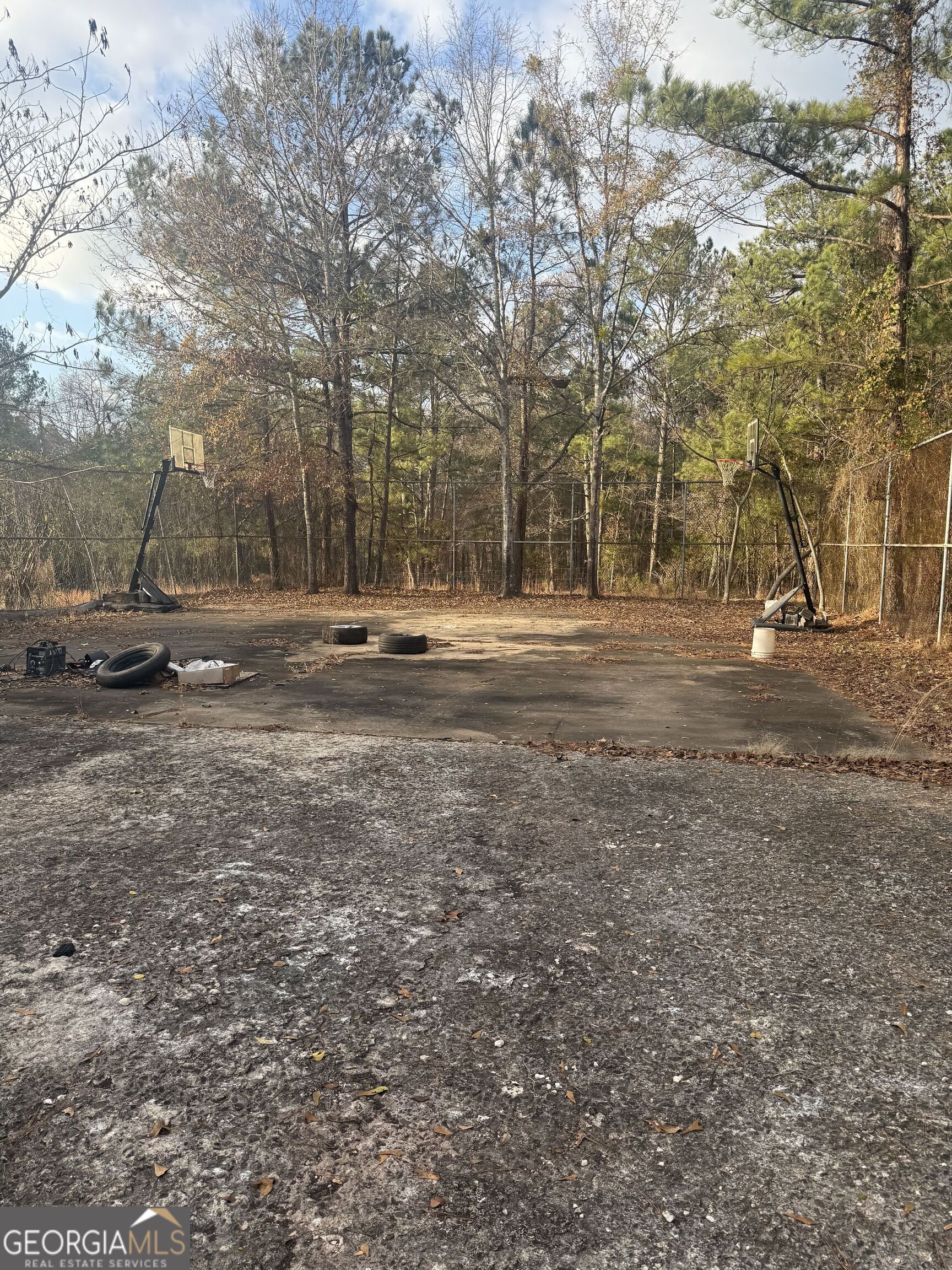 3861 Newnan Road Griffin, GA 30223 - Photo 69 of 89 a backyard of a house with barbeque oven