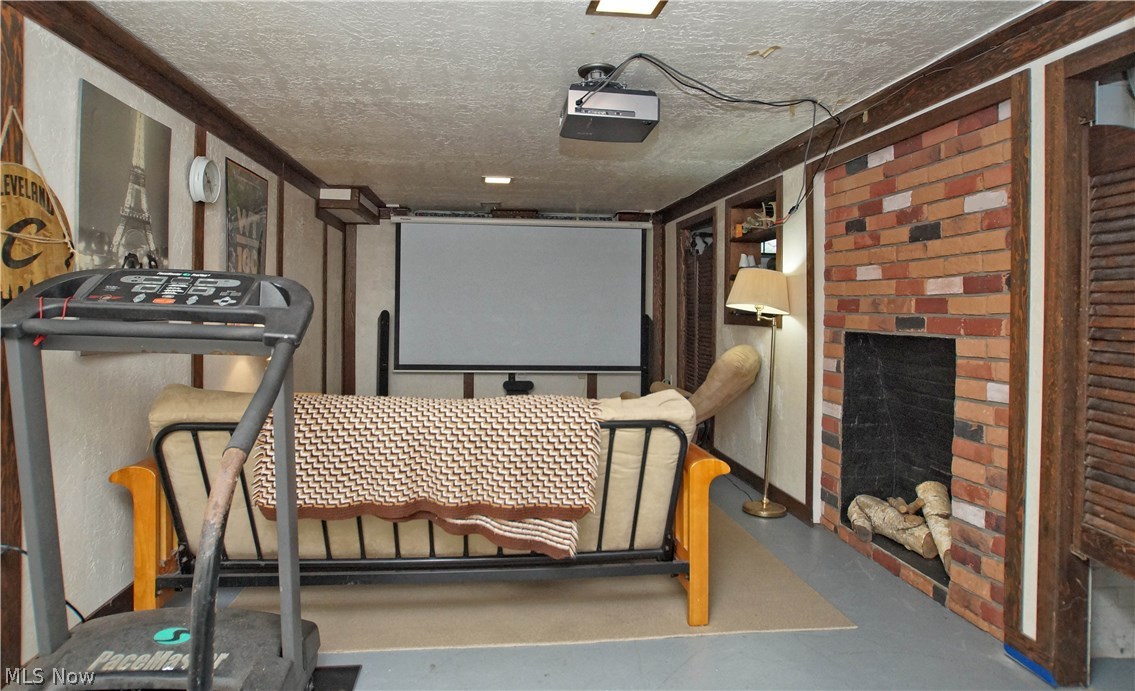 1273 Ford Road Lyndhurst, OH 44124 - Photo 22 of 32 Family room in lower level comes complete with home theatre.