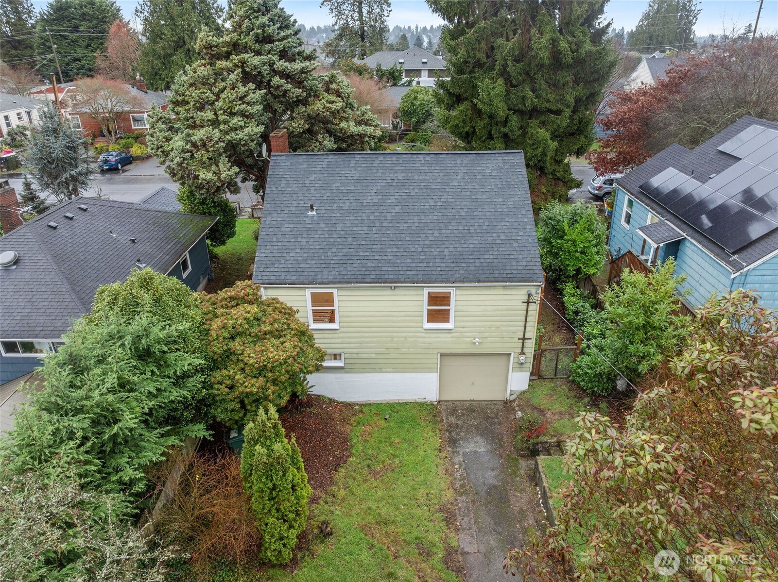 9748 Dayton Avenue North Seattle, WA 98103 - Photo 31 of 39 an aerial view of a house