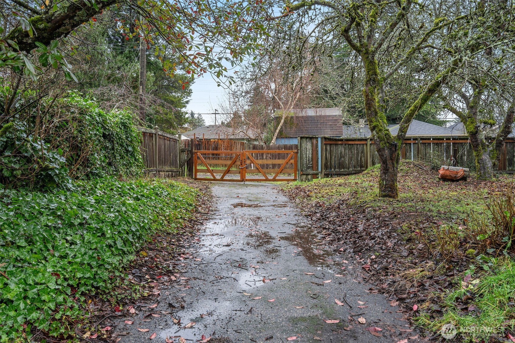 9748 Dayton Avenue North Seattle, WA 98103 - Photo 37 of 39 a backyard of a house with barbeque oven table and chairs
