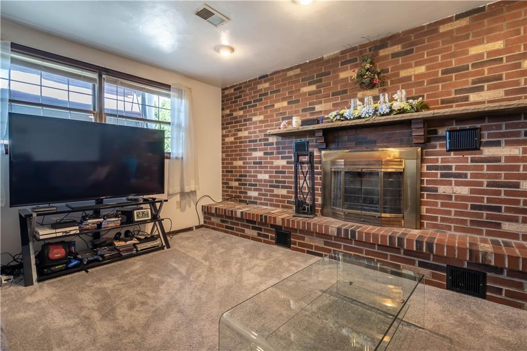 20 Rasel Avenue Washington, PA 15301 - Photo 13 of 22 Game room with log burning fireplace