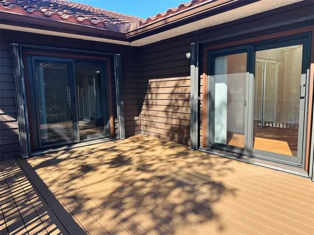 a view of livingroom with glass door