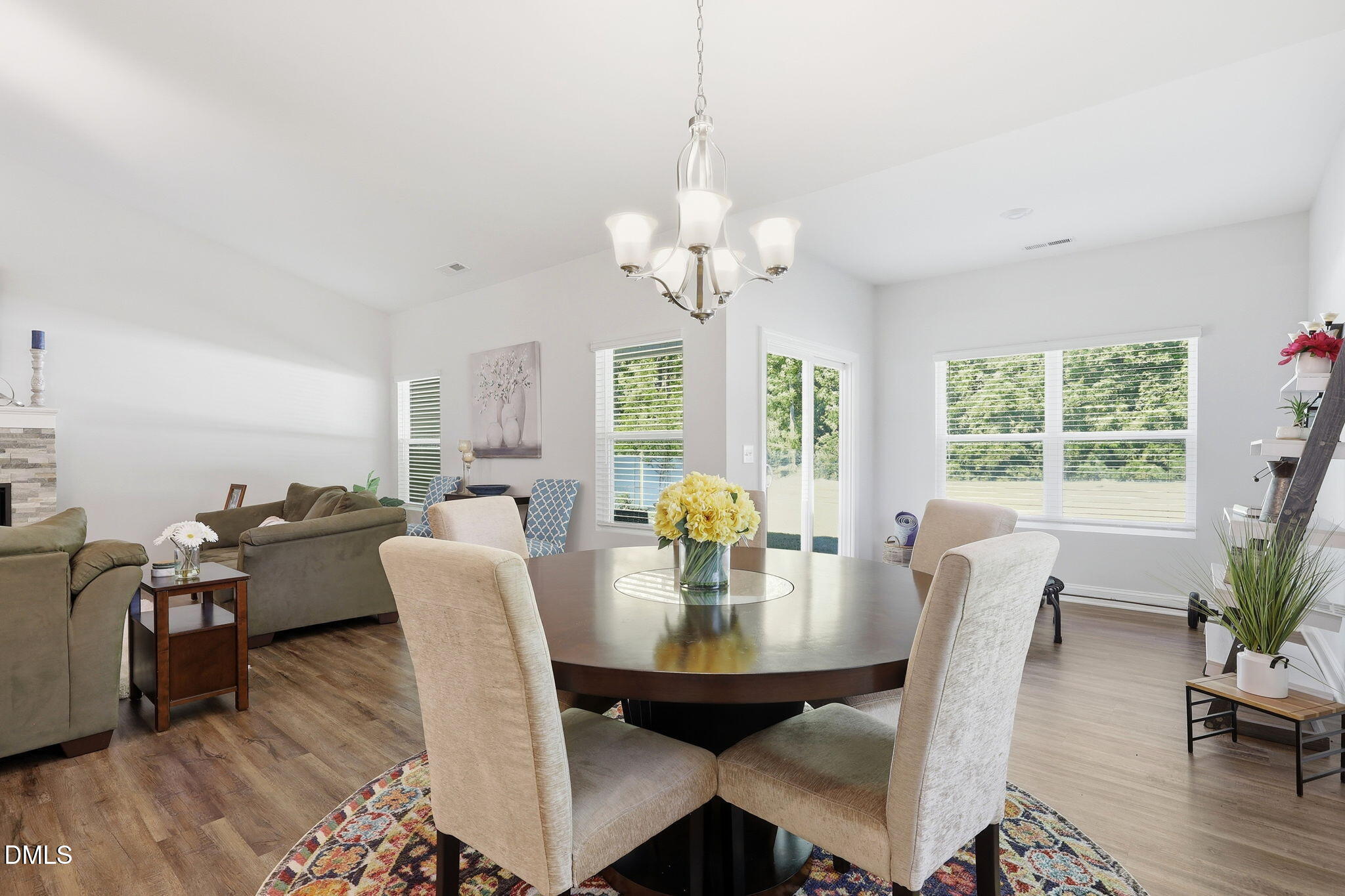 7012 Vanover Drive Raleigh, NC 27604 - Photo 16 of 41 Bright Dining Area w/ Backyard View