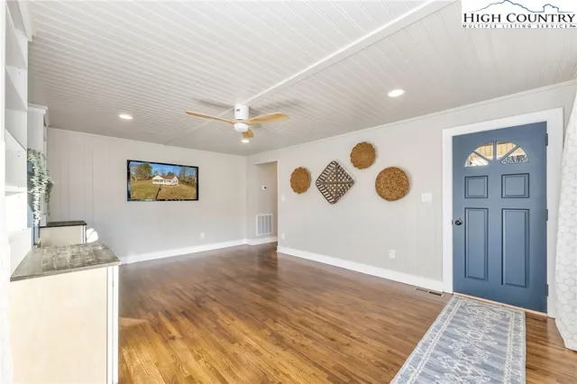 a view of an entryway door