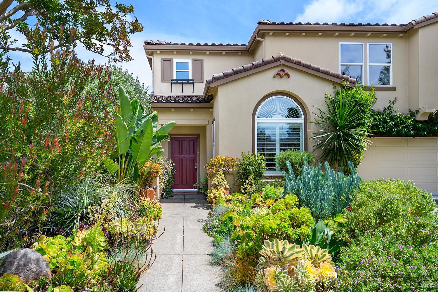 38 Maybeck Street Novato, CA 94949 - Photo 2 of 47 front view of a house with a garden