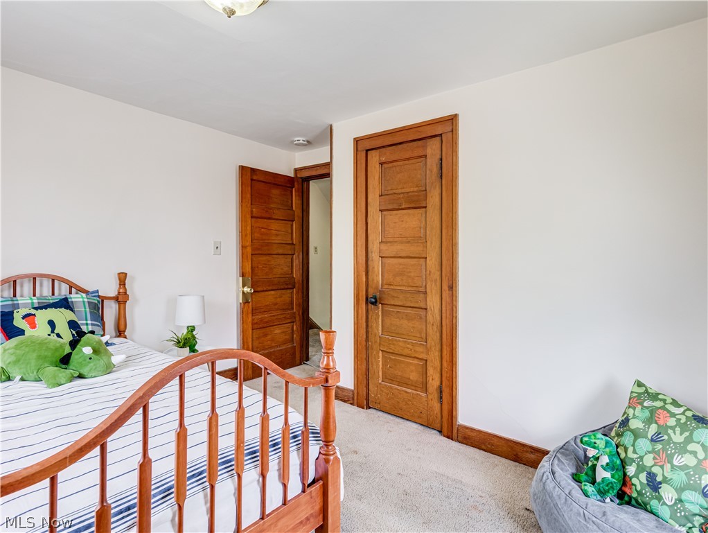 377 East Wilbeth Road Akron, OH 44301 - Photo 15 of 25 Bedroom with carpet floors