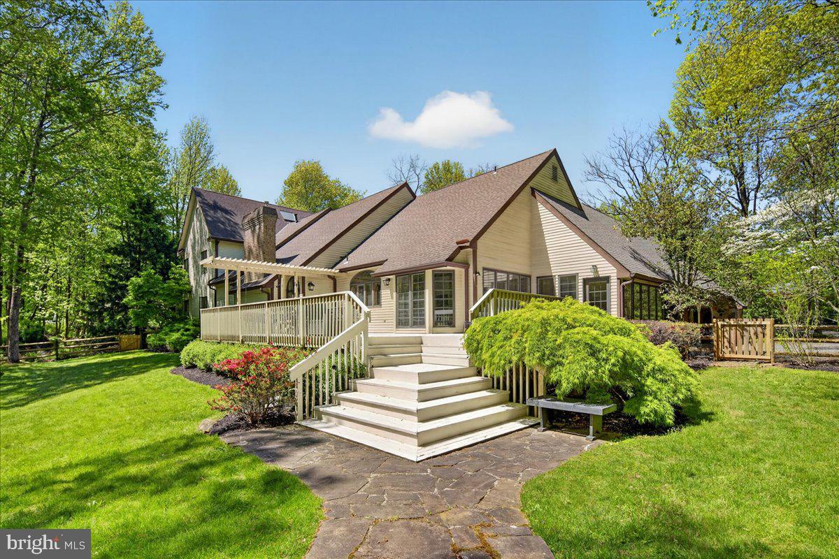 255 Arreton Road Princeton, NJ 08540 - Photo 53 of 65 Rear View of the House
