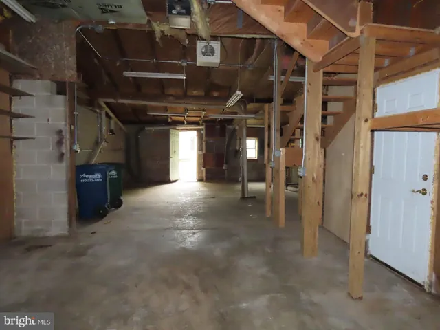 a view of water heater room
