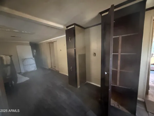 a view of closet area