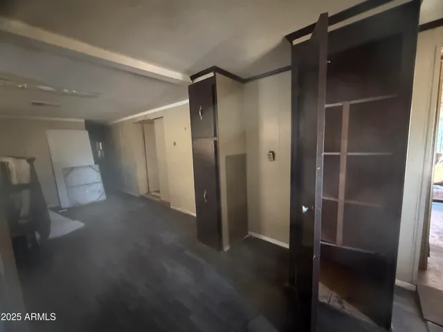 a view of closet area