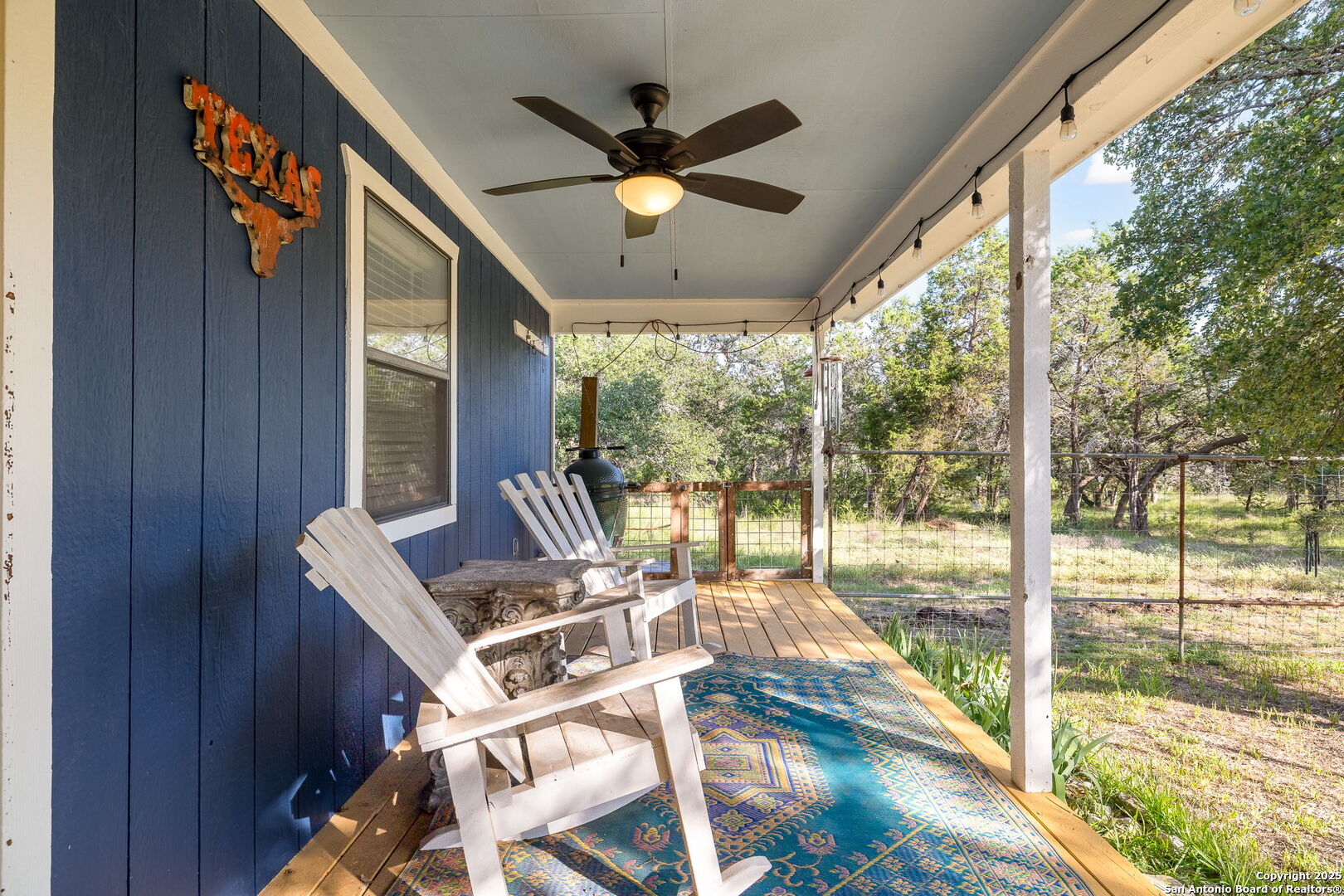 1060 Forest View Drive Blanco, TX 78606 - Photo 22 of 24 a view of a dining room with furniture window and outside view