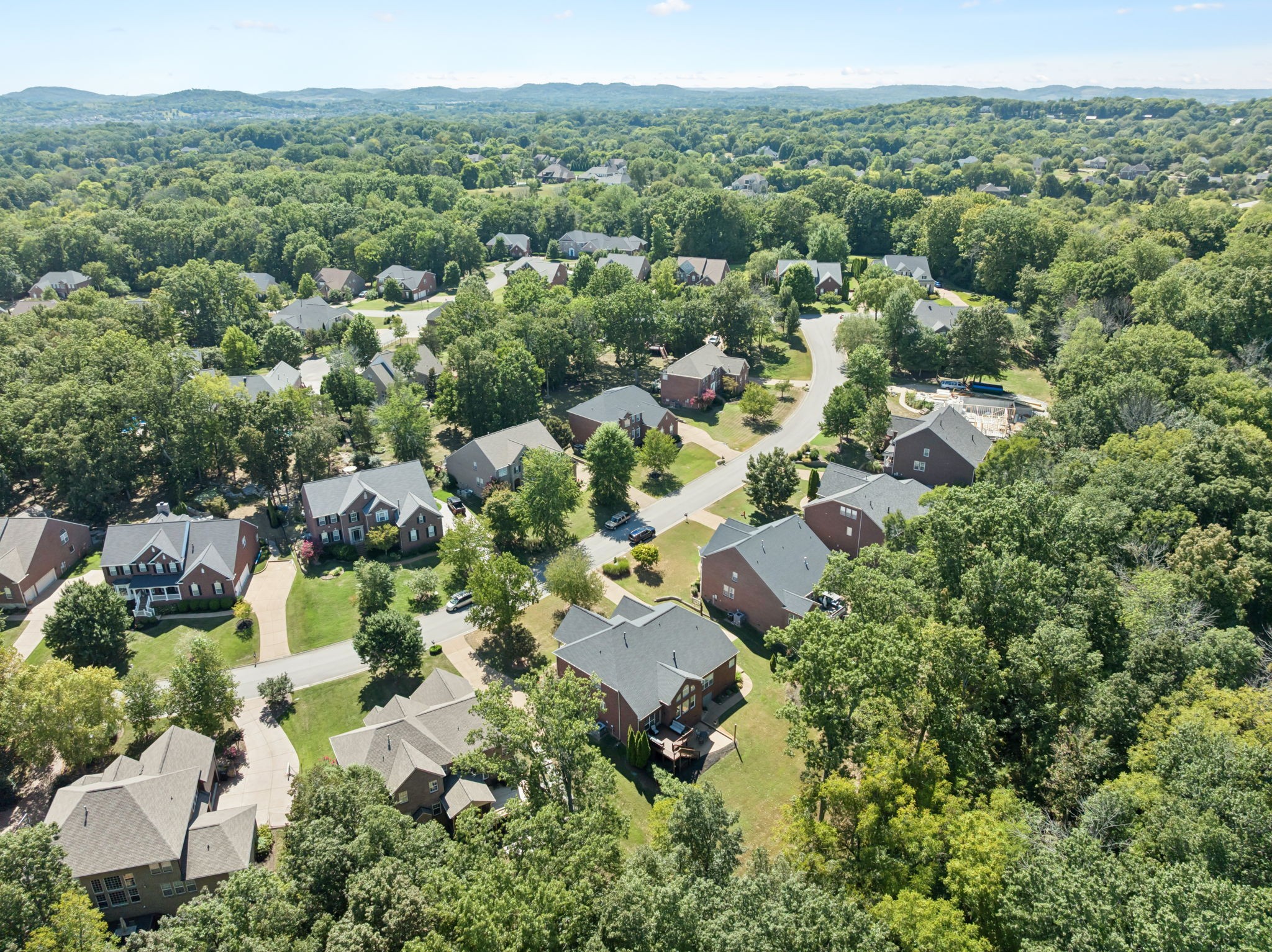 5520 Rathkeale Lane Franklin, TN 37067 - Photo 87 of 89 an aerial view of residential house with outdoor space