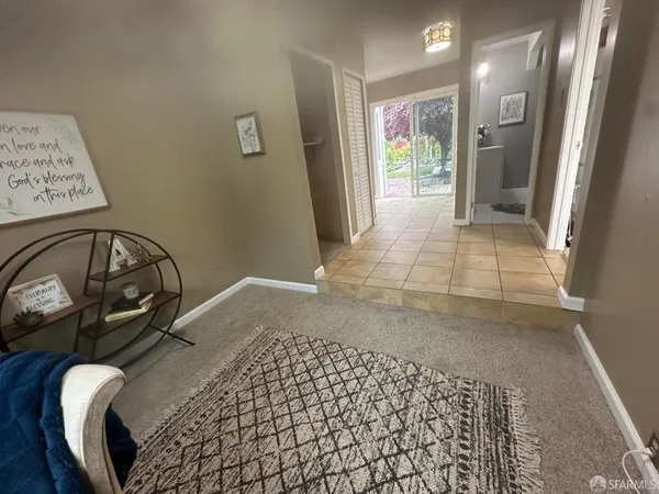 a view of front door