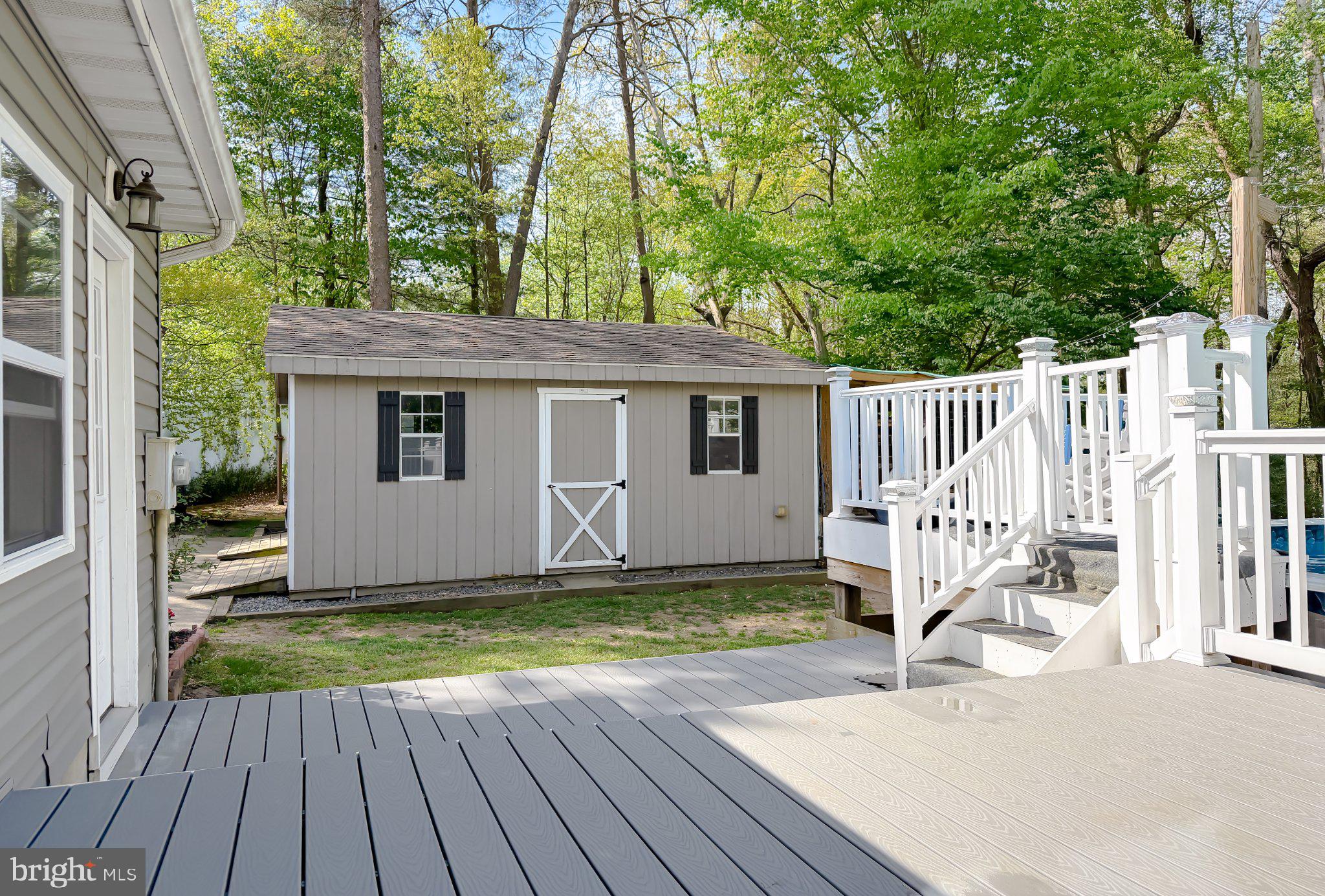 2420 Cecil Lane Huntingtown, MD 20639 - Photo 57 of 72 Charming backyard retreat with shed.