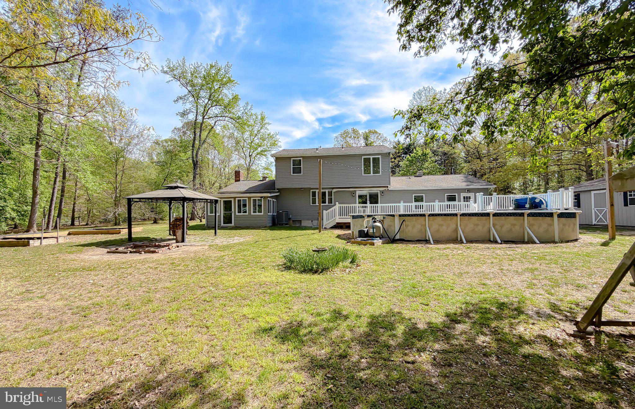 2420 Cecil Lane Huntingtown, MD 20639 - Photo 62 of 72 Spacious backyard retreat in nature.