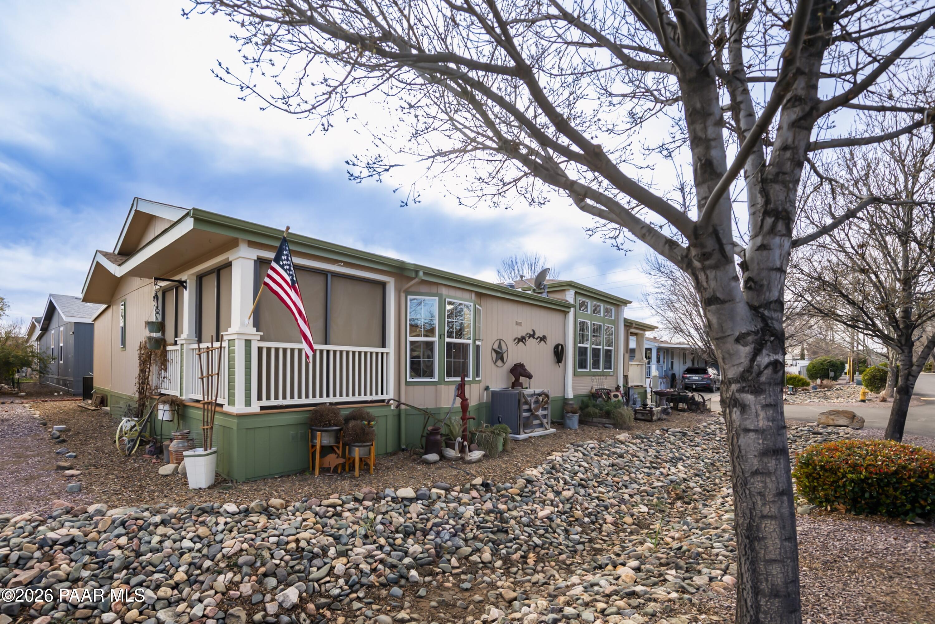 11250 East State Rte 69, Unit 2231 Prescott Valley, AZ 86314 - Photo 19 of 37 Front Side -Patio
