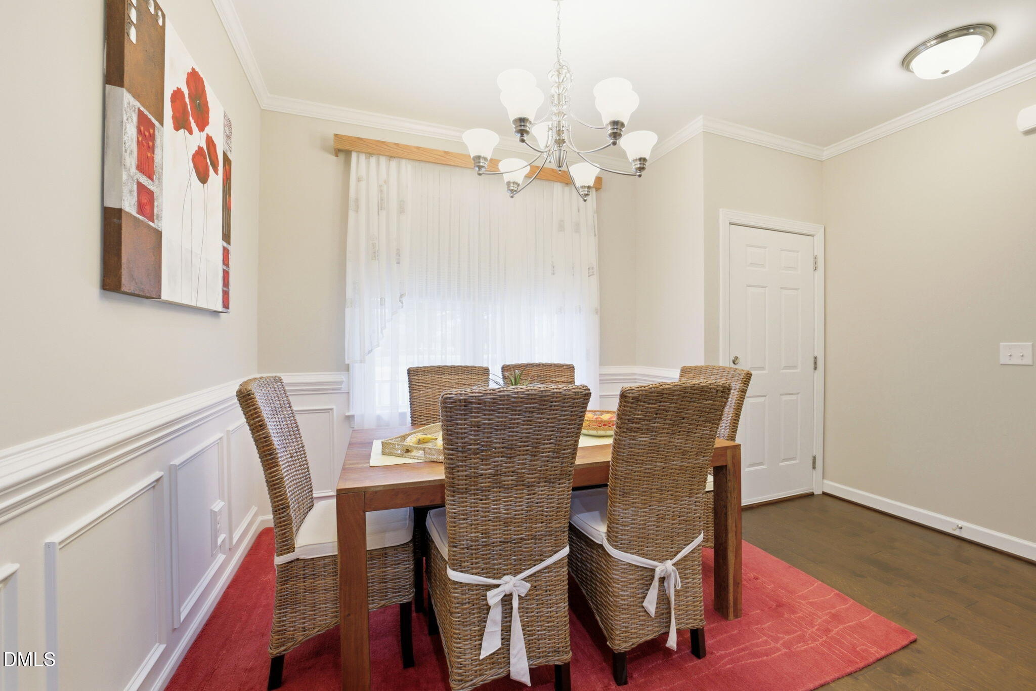 1547 Lassiter Pond Road Four Oaks, NC 27524 - Photo 16 of 45 a view of a dining room with furniture and wooden floor