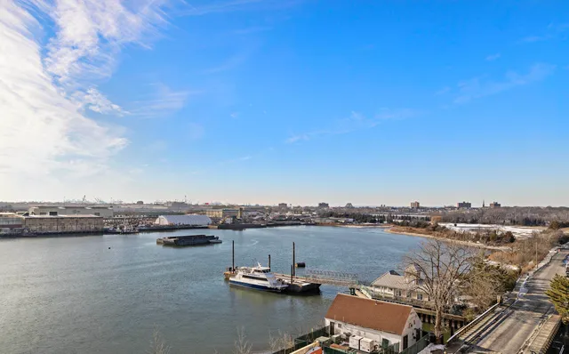 a view of a lake with outdoor space