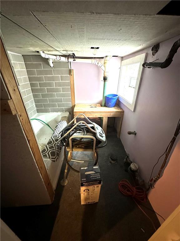 3203 Spring Garden Road Pittsburgh, PA 15212 - Photo 17 of 19 rough-ins for potential bathroom in the basement