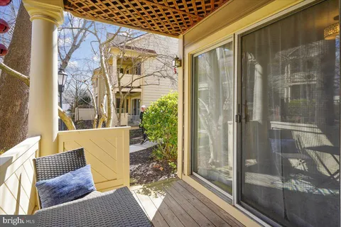 a view of a backyard with a garden