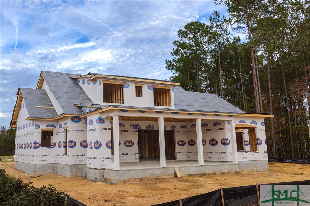129 Greenhill Cl, Unit CLOSE Pooler, GA 31322 - Photo 5 of 18 Rear view of home overlooking golf course
