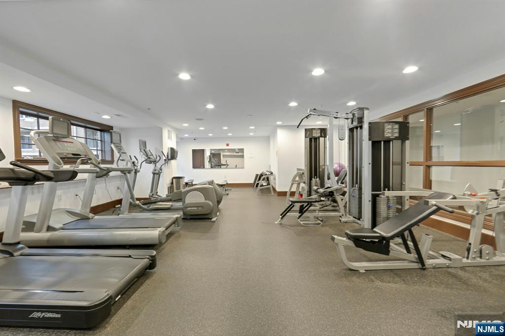 22 Ave At Port Imperial, Unit 114 West New York, NJ 07093 - Photo 37 of 39 a view of a room with gym equipment