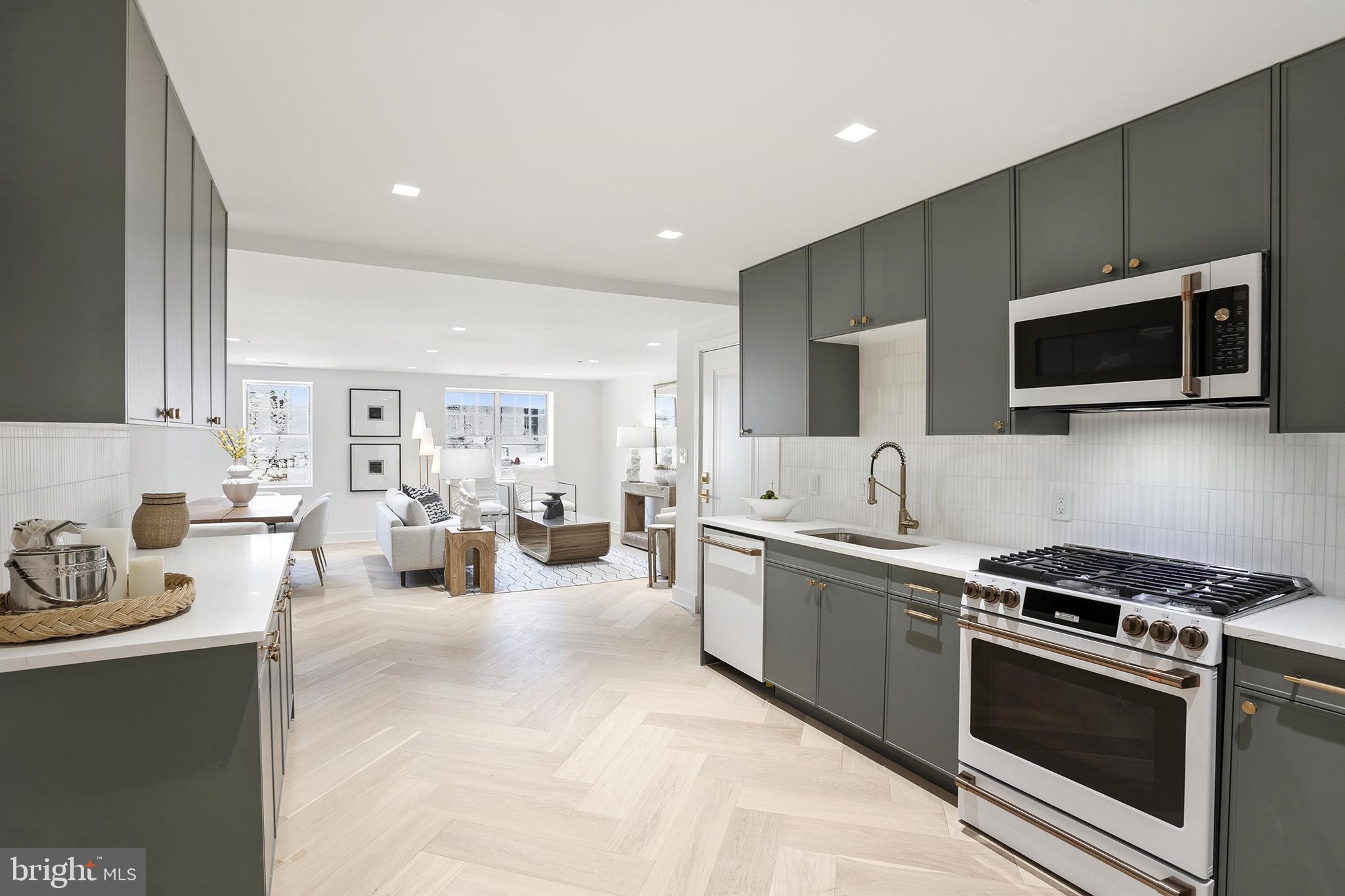 1212 4th Street Northwest, Unit 7 Washington, DC 20001 - Photo 13 of 39 Modern kitchen with sleek design.