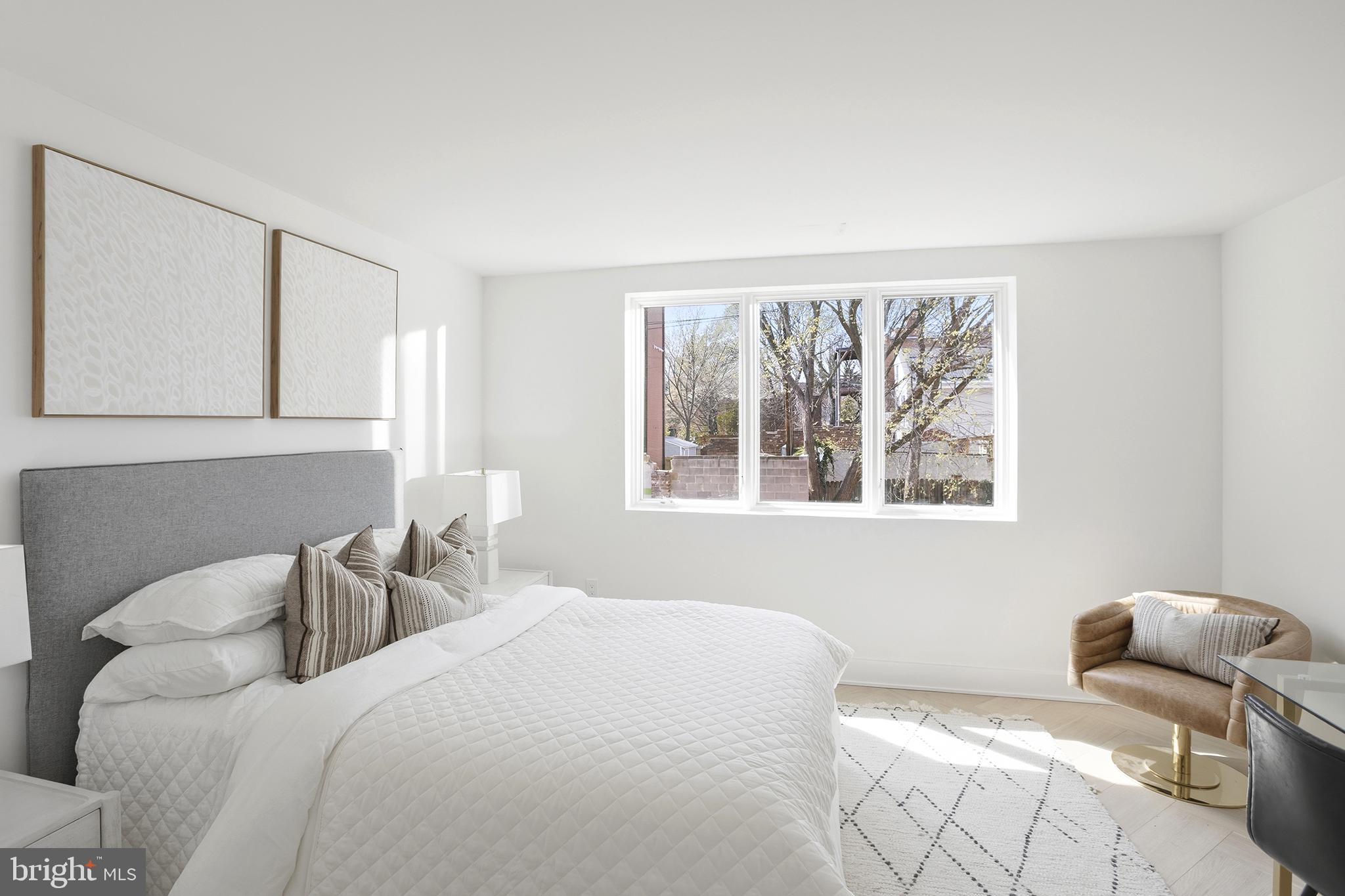 1212 4th Street Northwest, Unit 7 Washington, DC 20001 - Photo 18 of 39 Bright and airy modern bedroom retreat.