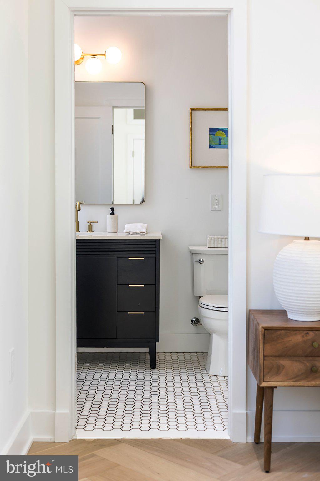 1212 4th Street Northwest, Unit 7 Washington, DC 20001 - Photo 37 of 39 Chic bathroom with modern elegance.