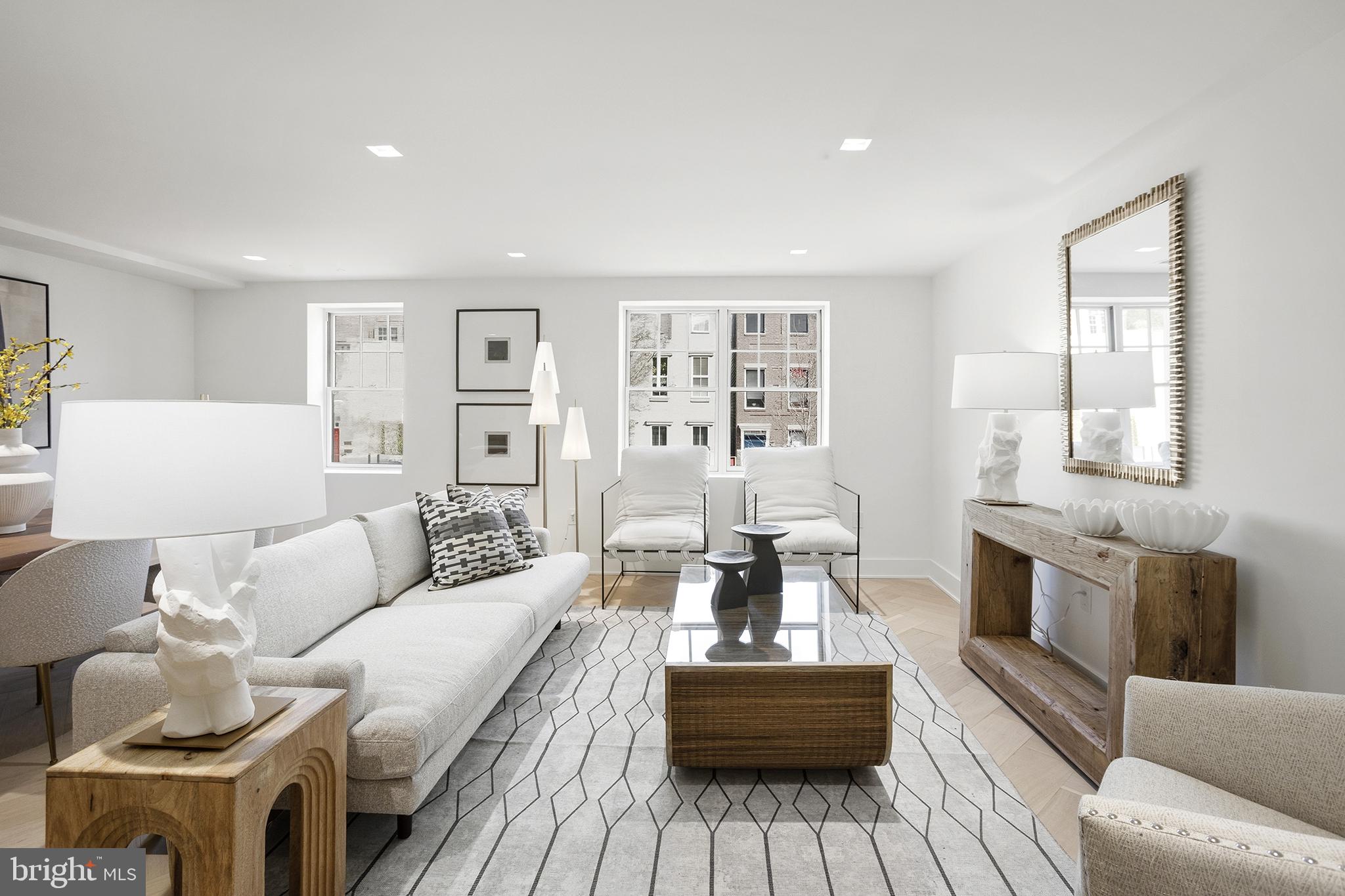 1212 4th Street Northwest, Unit 7 Washington, DC 20001 - Photo 6 of 39 Bright and airy modern living space.