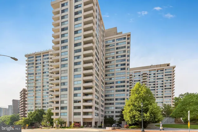 a front view of a building