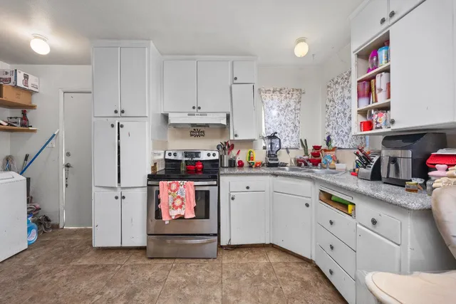 a view of a storage & utility room with stuff