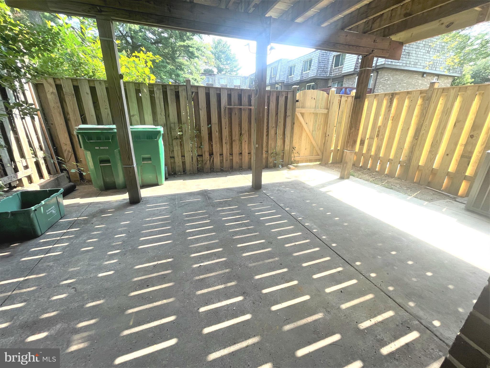 330 West Deer Park Road, Unit 3B Gaithersburg, MD 20877 - Photo 24 of 25 Patio with privacy fence