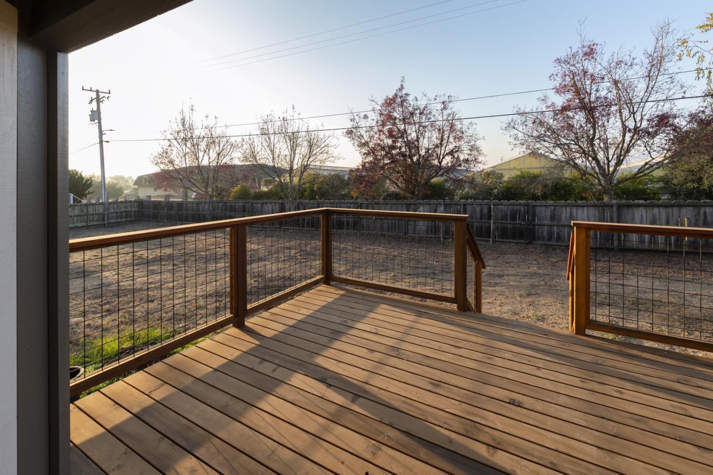 134 Hughes Road Watsonville, CA 95076 - Photo 18 of 26 a view of outdoor space with wooden floor