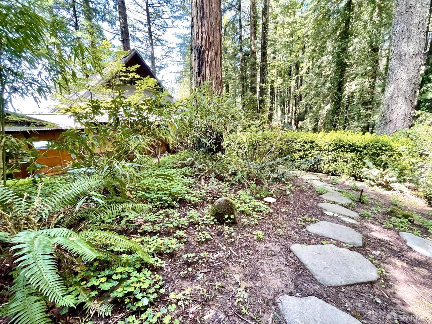 112 Marine Road Woodside, CA 94062 - Photo 16 of 22 a view of a garden