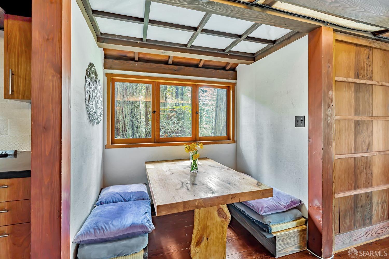 112 Marine Road Woodside, CA 94062 - Photo 8 of 22 a living room with furniture and a window