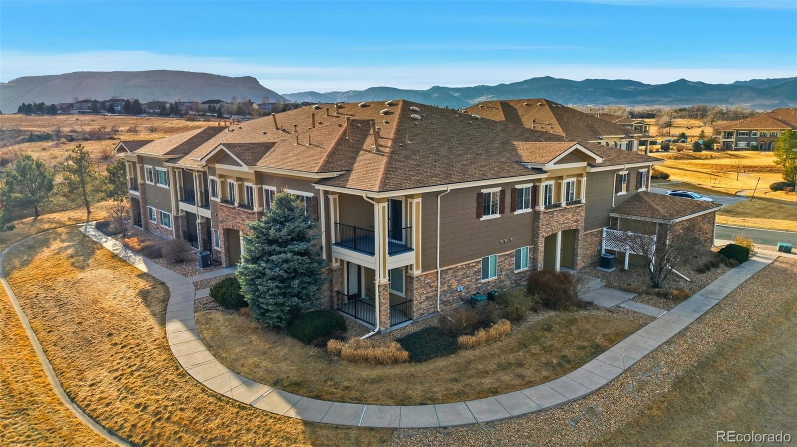 6223 Kilmer Loop, Unit 201 Golden, CO 80403 - Photo 22 of 44 an aerial view of a house