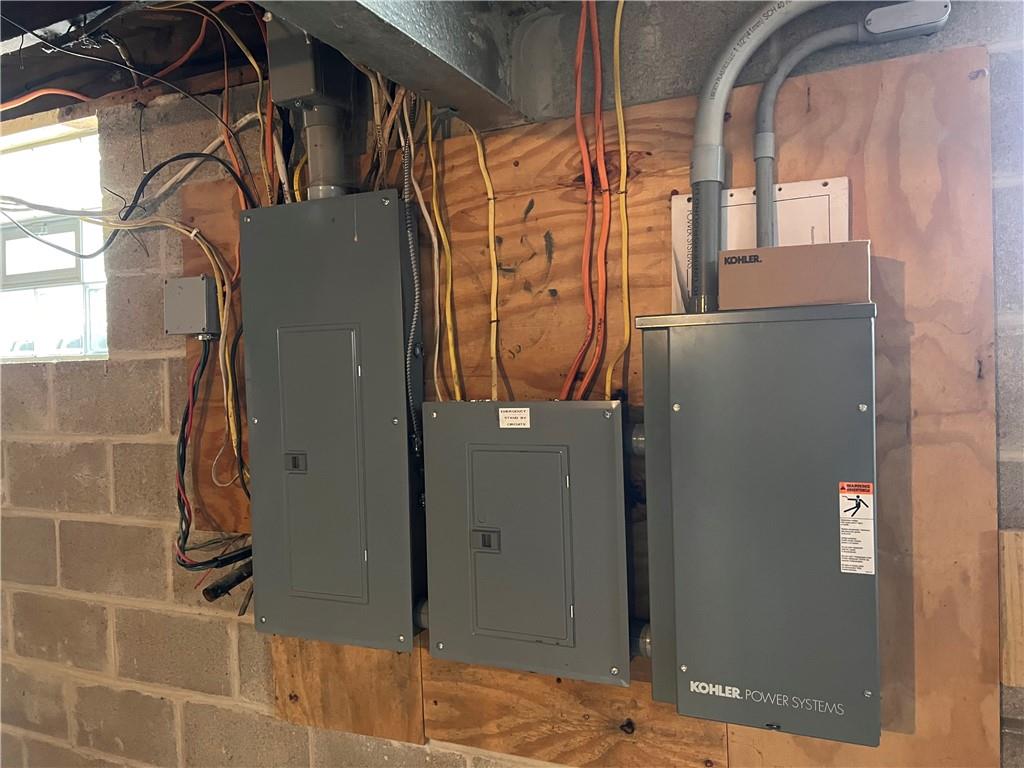 1715 Byers Road Mahaffey, PA 15757 - Photo 17 of 17 a bathroom with a granite countertop shower and a mirror