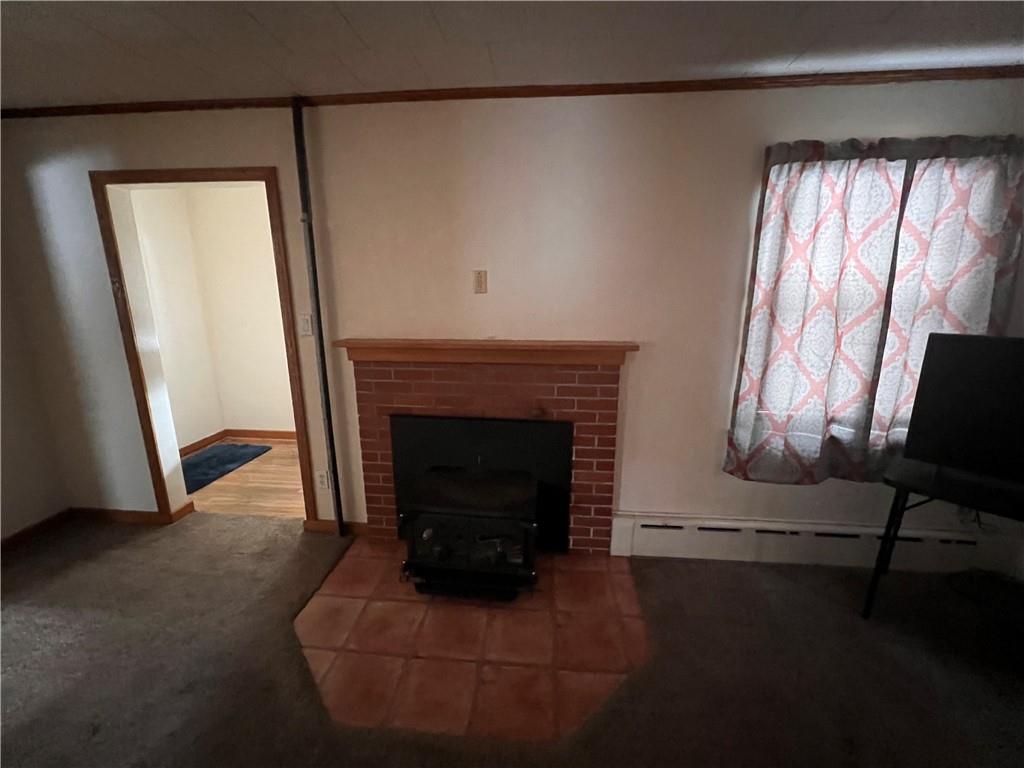 1715 Byers Road Mahaffey, PA 15757 - Photo 9 of 17 a living room with furniture and a fireplace