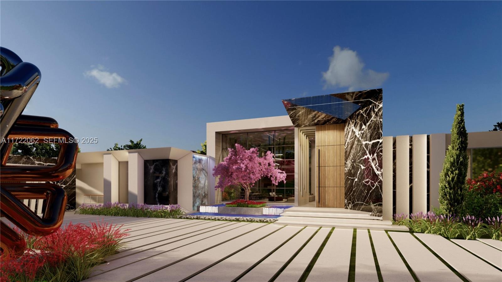 a view of a house with entryway and wooden floor