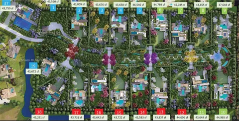 a view of multiple houses