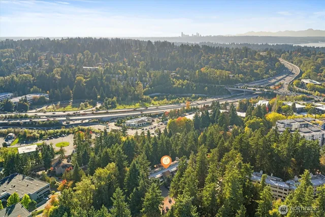 a view of a door and a window