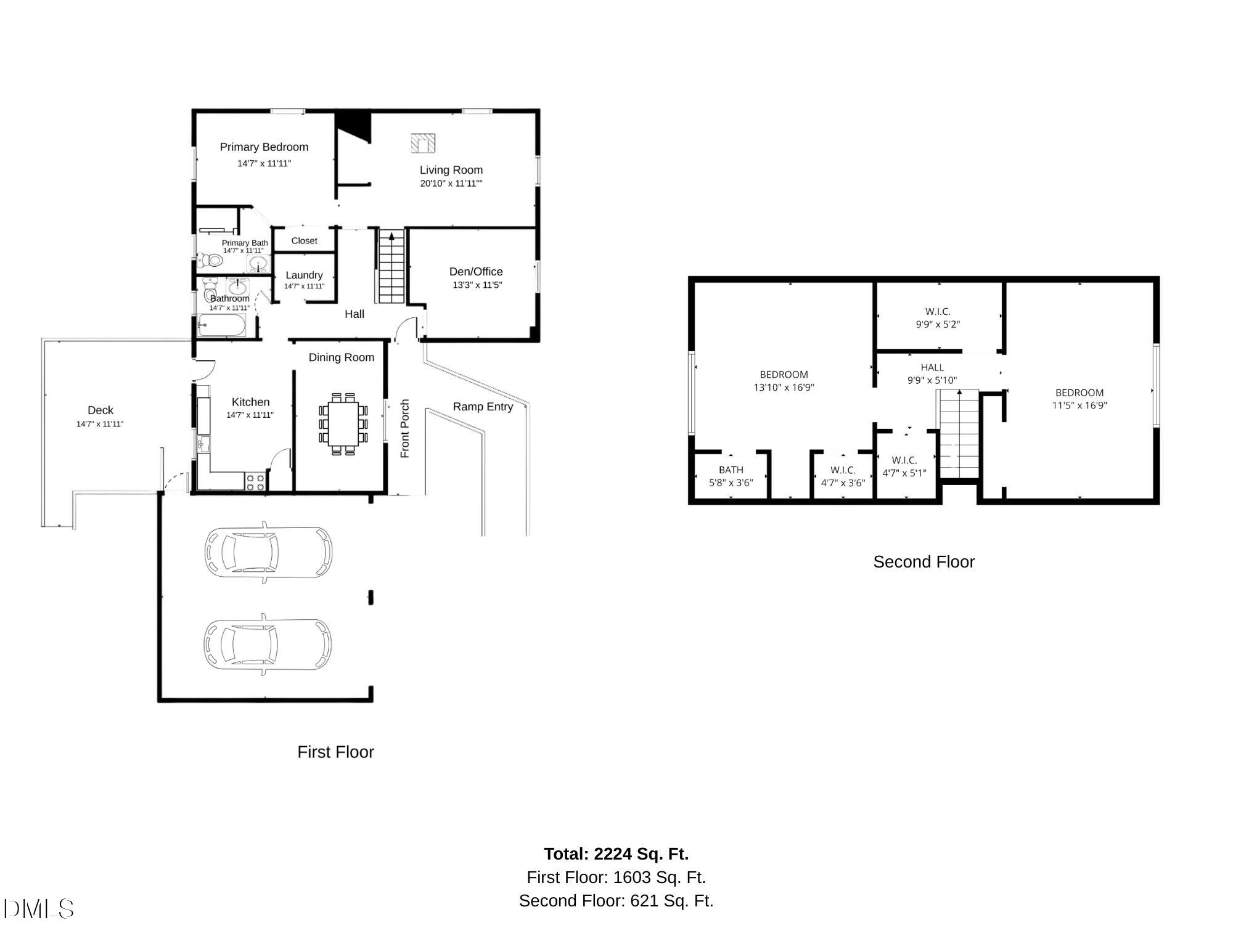 151 Watson Road Norlina, NC 27563 - Photo 16 of 16 a picture of a floor plan