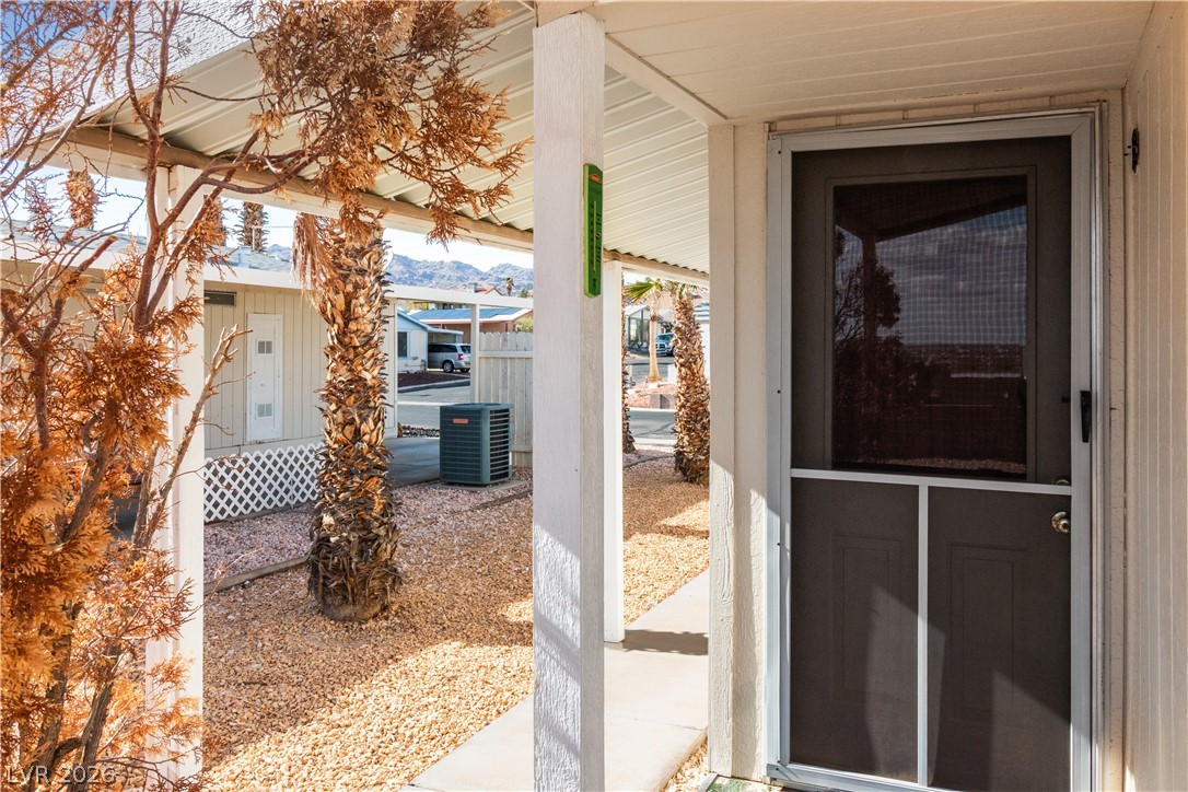 1671 Granada Street Laughlin, NV 89029 - Photo 5 of 63 Property entrance featuring cooling unit