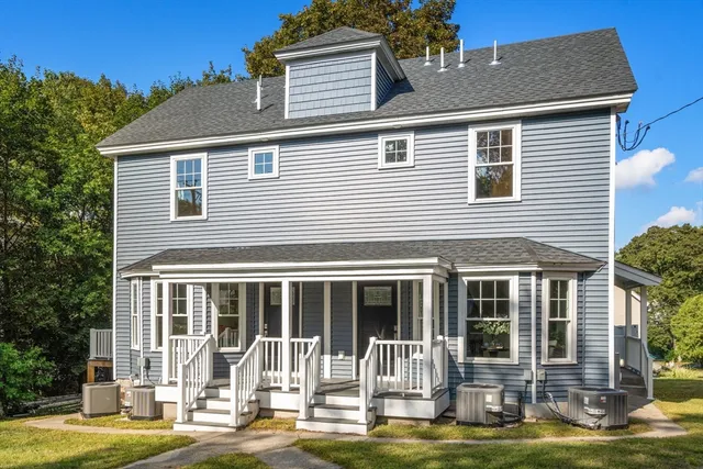 a view of a house with a swimming pool
