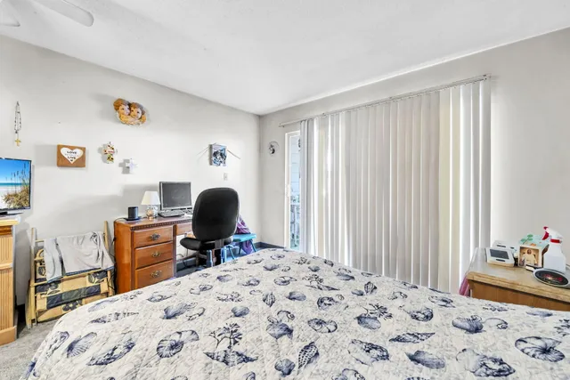 a backyard of a house with seating space