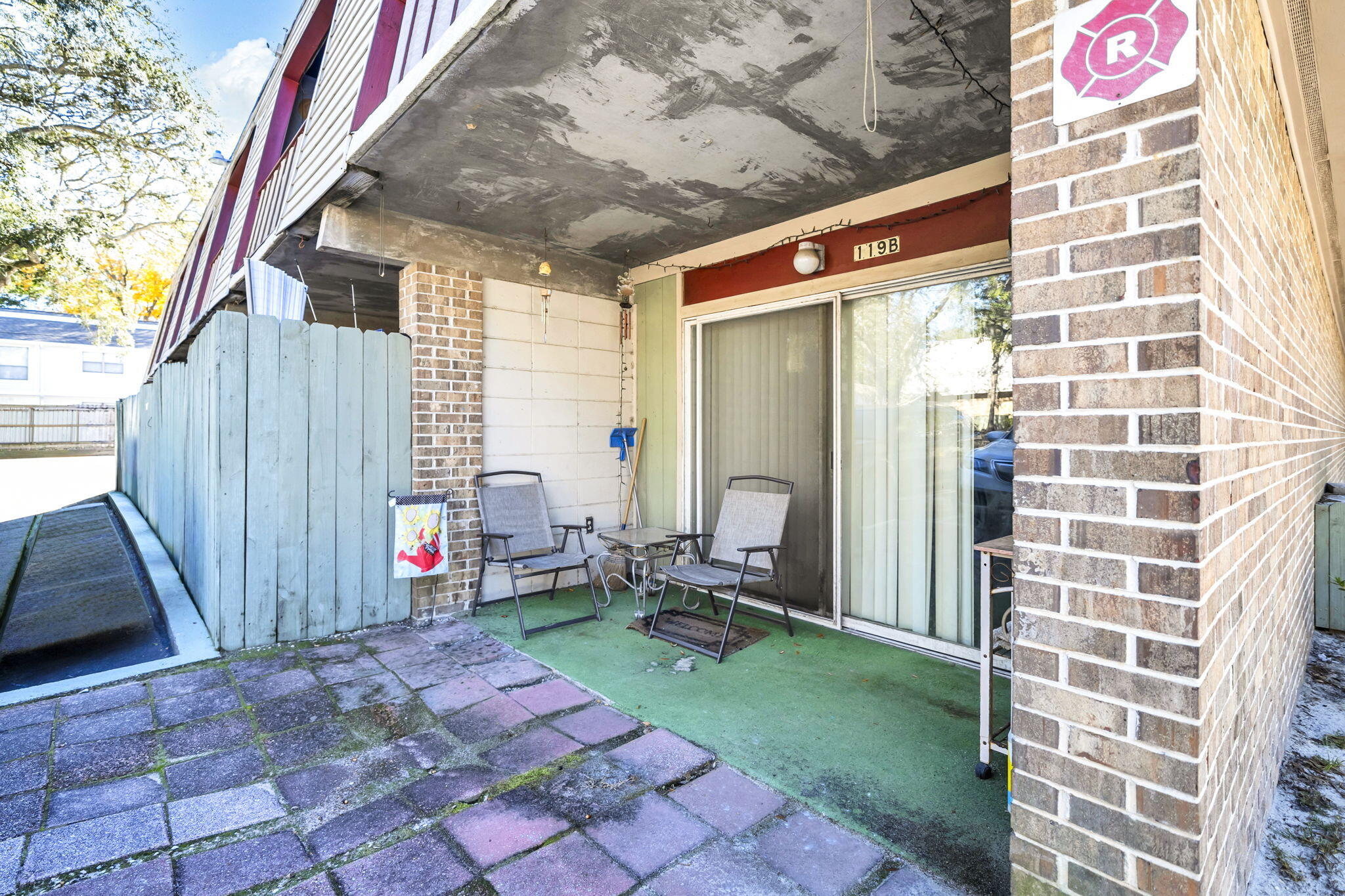 210 Pelham Road, Unit 119B Fort Walton Beach, FL 32547 - Photo 12 of 14 back porch