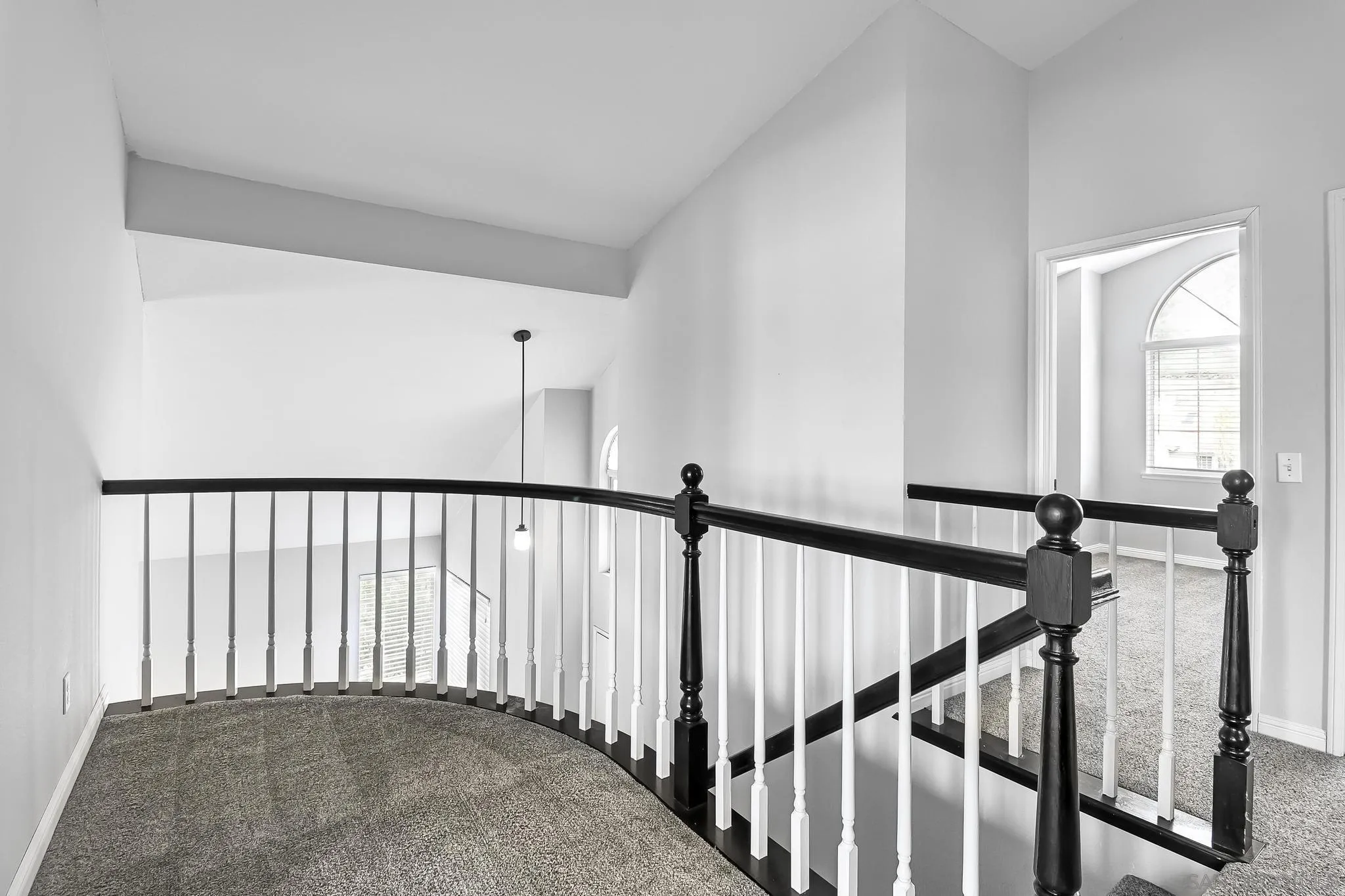 39884 North General Kearny Road Temecula, CA 92591 - Photo 30 of 58 a view of a hallway with wooden floor and stairs