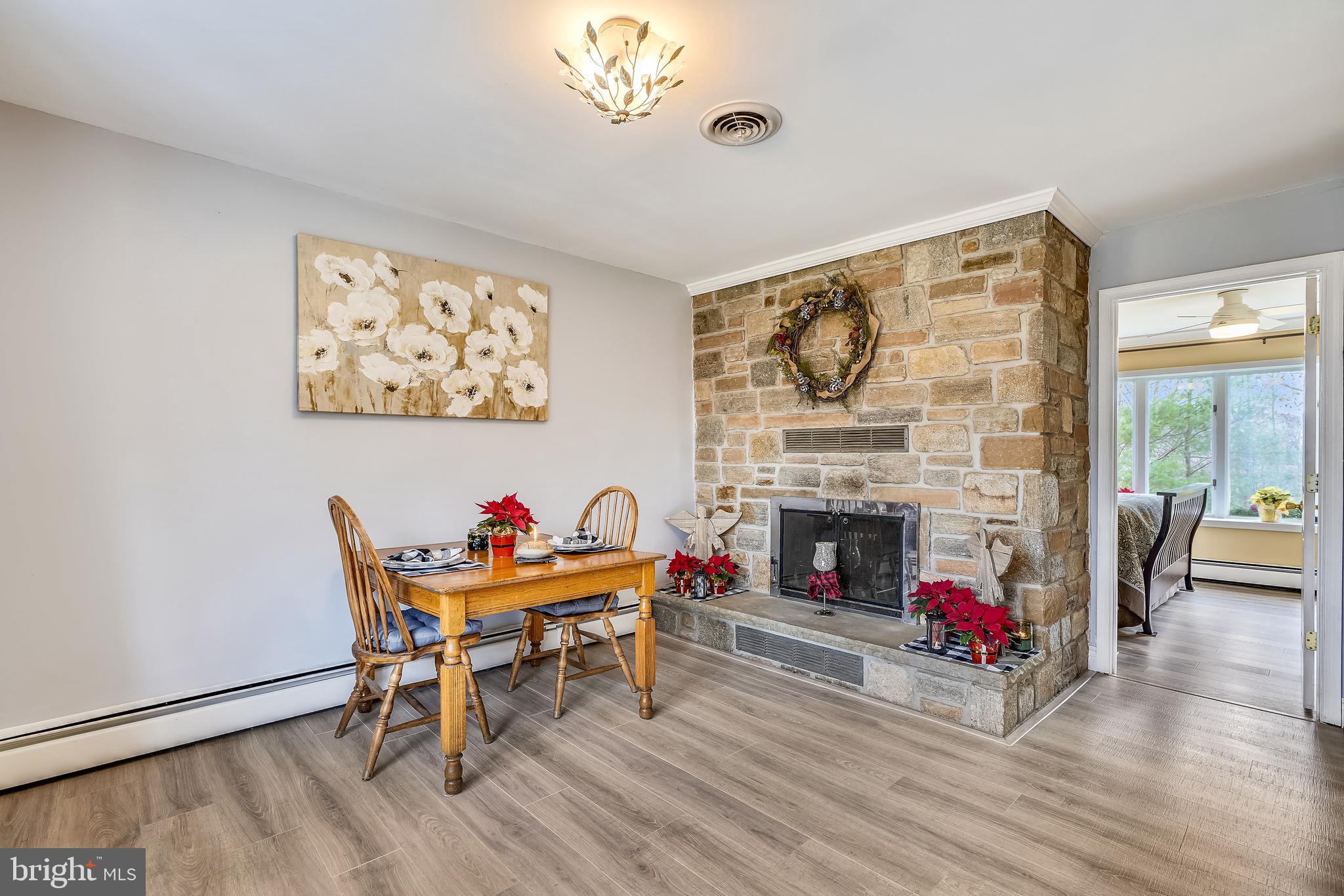 4383 London Bridge Road Finksburg, MD 21048 - Photo 7 of 34 Cozy double sided fireplace